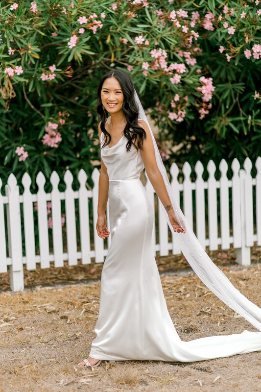 Bespoke wedding dress from Alter Me designed for Kimberley Brown