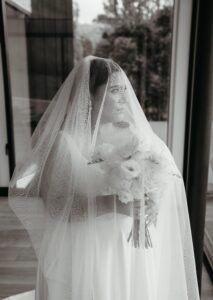 Cathedral Veil with Blusher